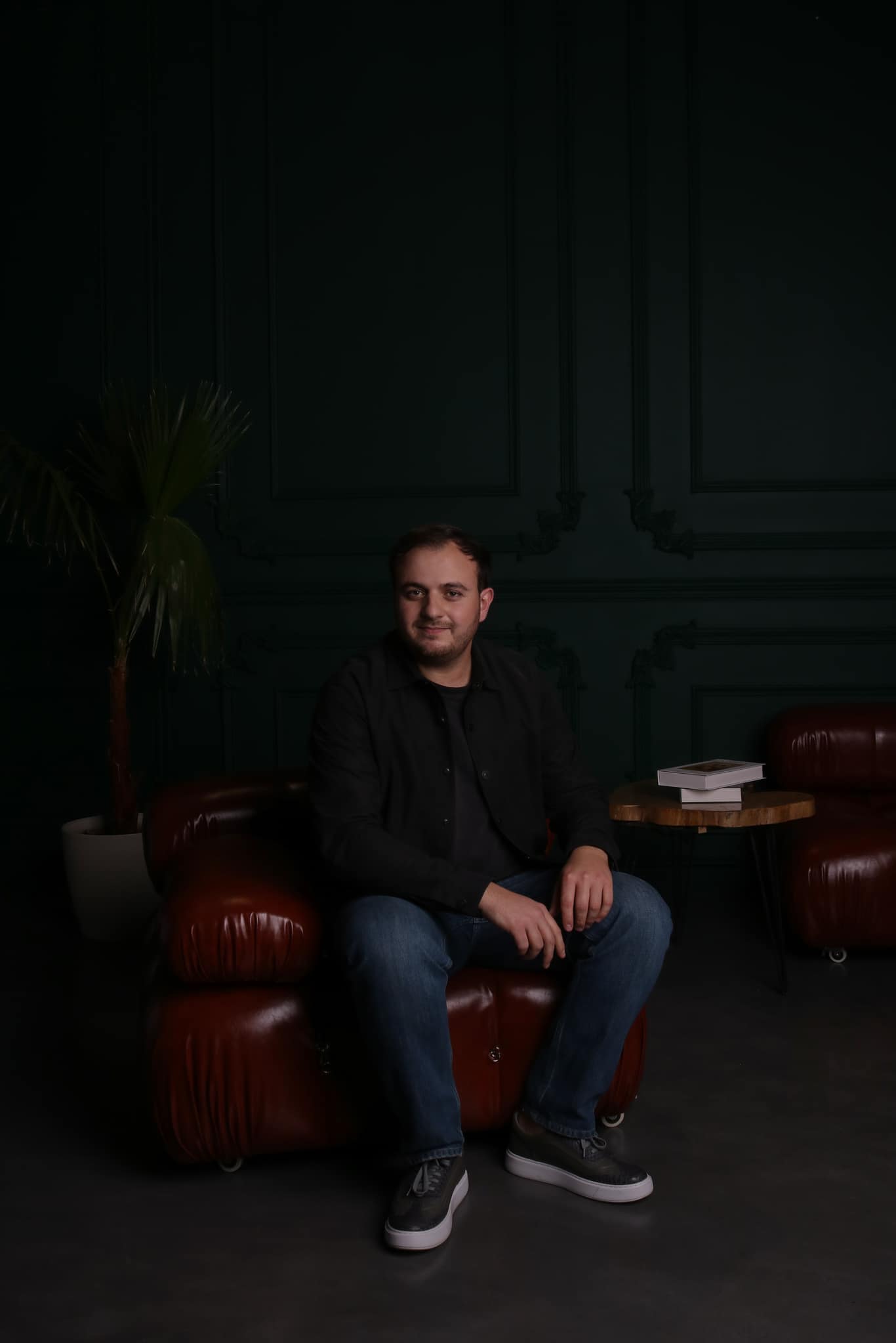 Music Producer in Drop Records studio